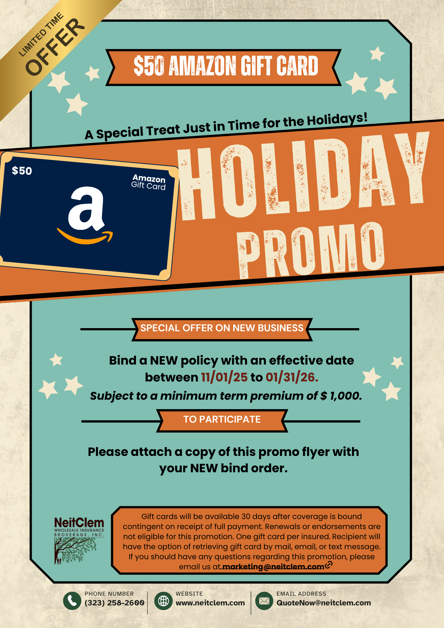 Holiday Promo Flyer